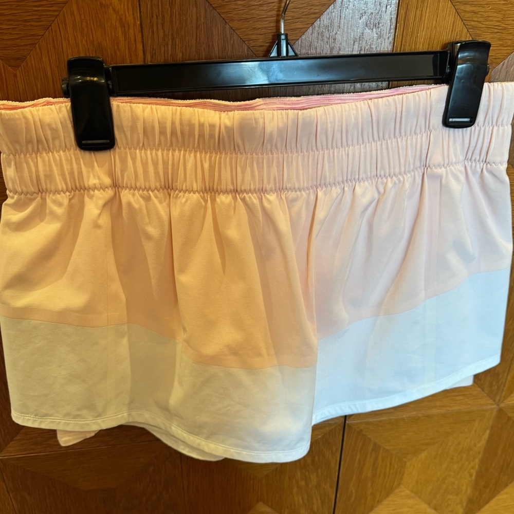 Lululemon Pink and White Skirt